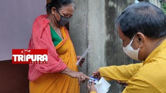 Pulse Oximeters distribution by BJP in Biplab Deb's constituency Banamalipur : Govt funding or Party funding, it's UnknownÂ 